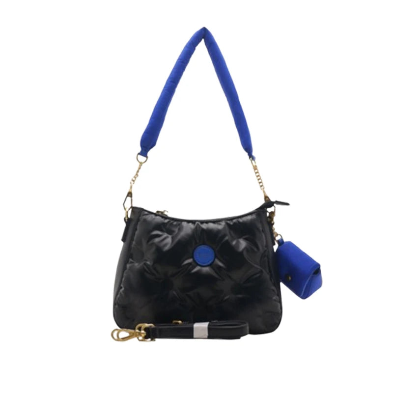 Women's Senior Sense Single Zip PU Leather Shoulder Bag