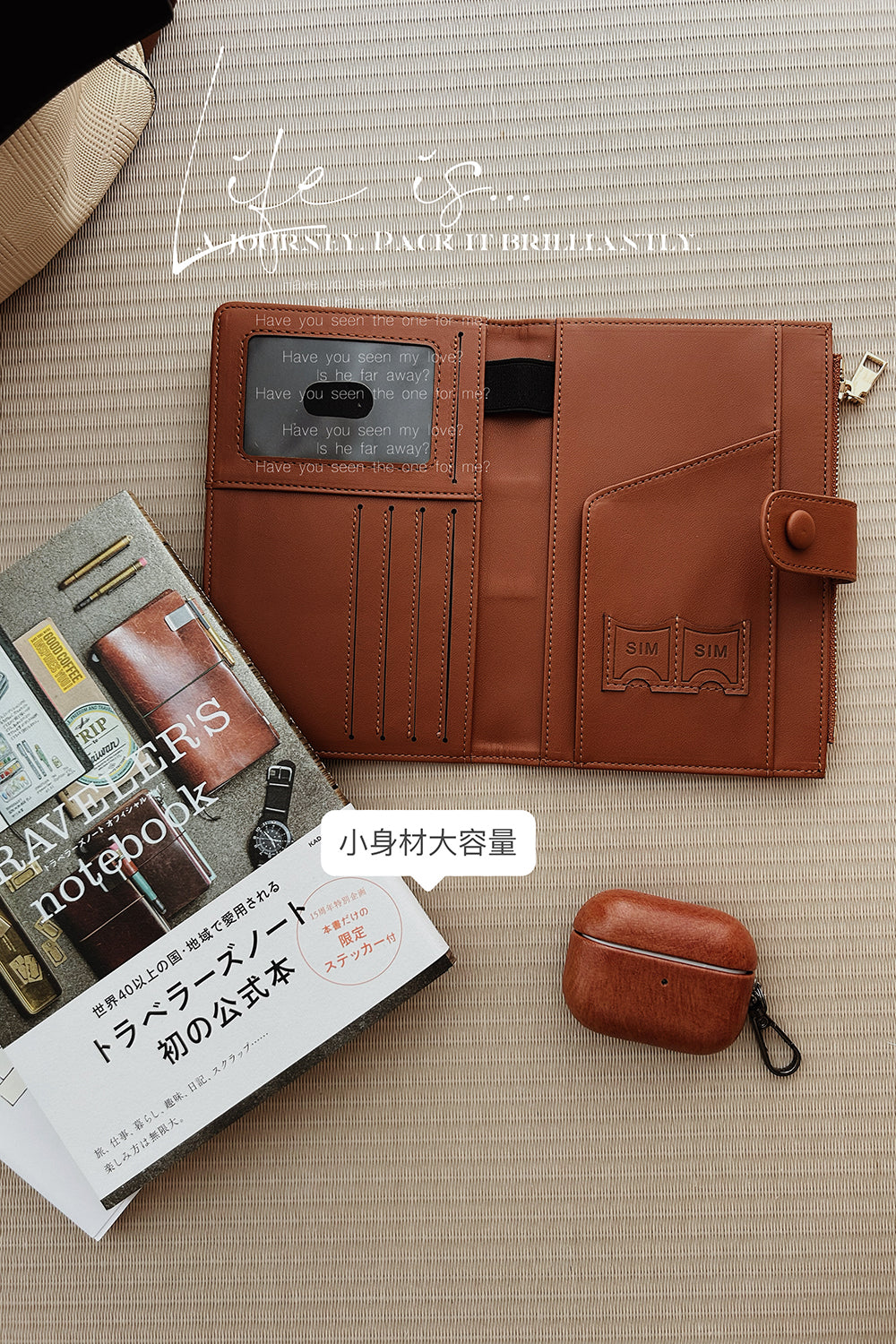 Skyline Travel Wallet Passport Holder with Card Holders – Stylish & Secure