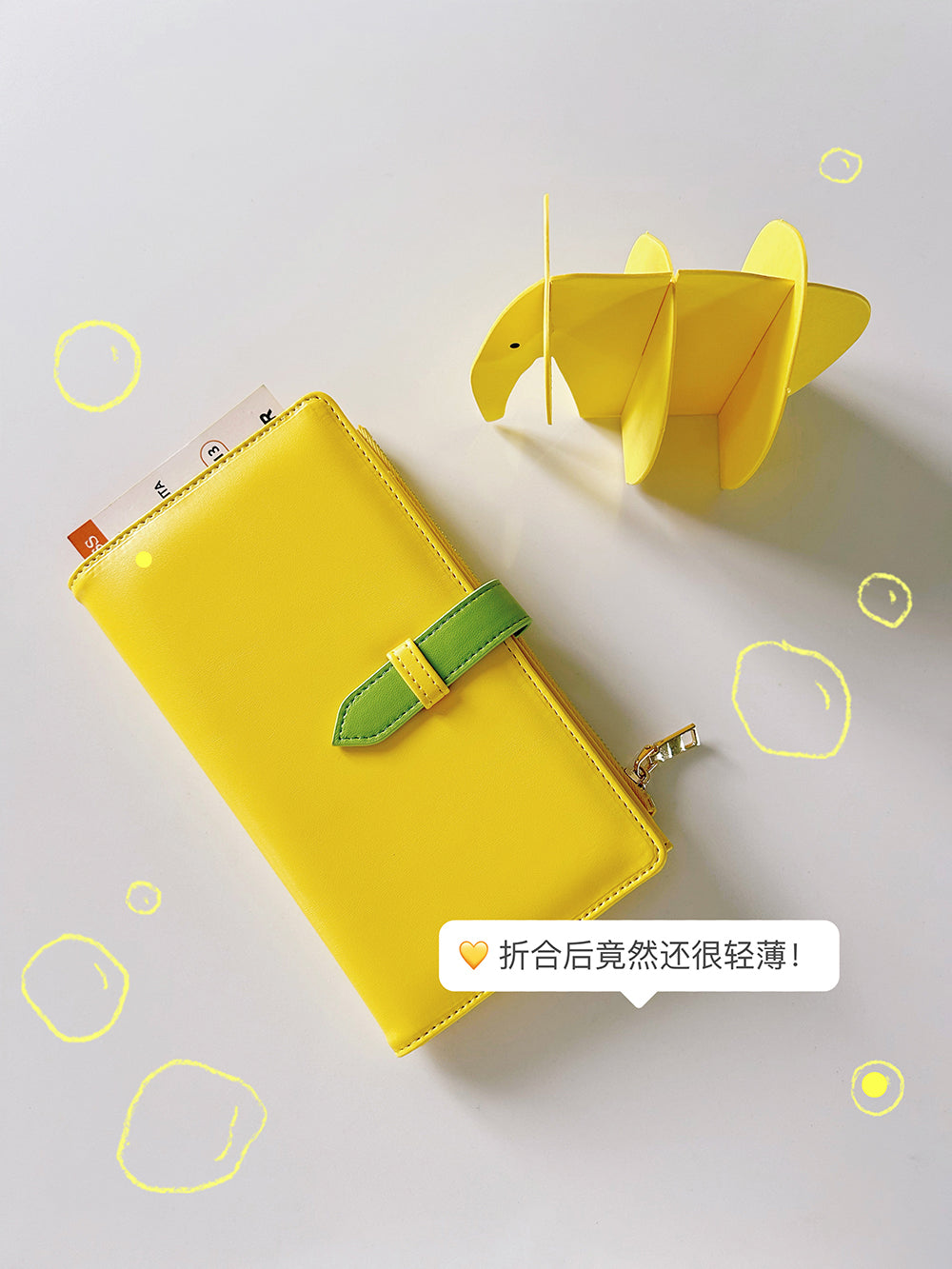 Elegant RFID‑Blocking Leather Passport & Card Holder – Women’s Travel Wallet Organiser