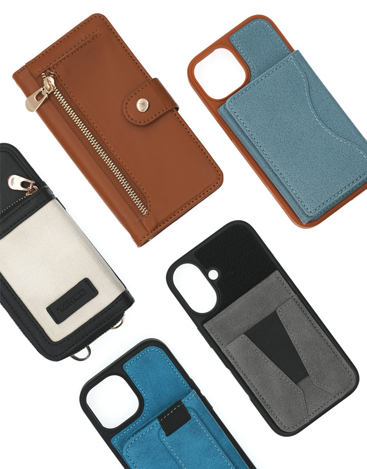 Zip Leather Mobile Cover