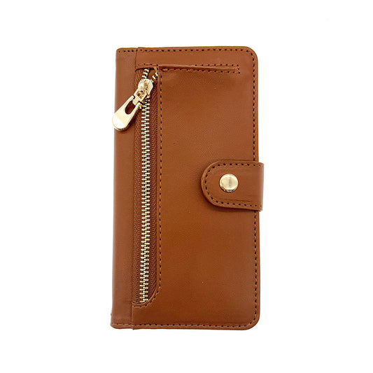 Classic Leather Flip Wallet Case