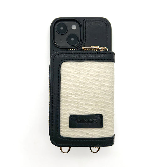 Canvas Zip Wallet Case